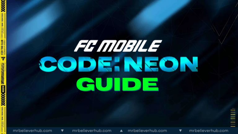 code neon event guide banner | FC Mobile