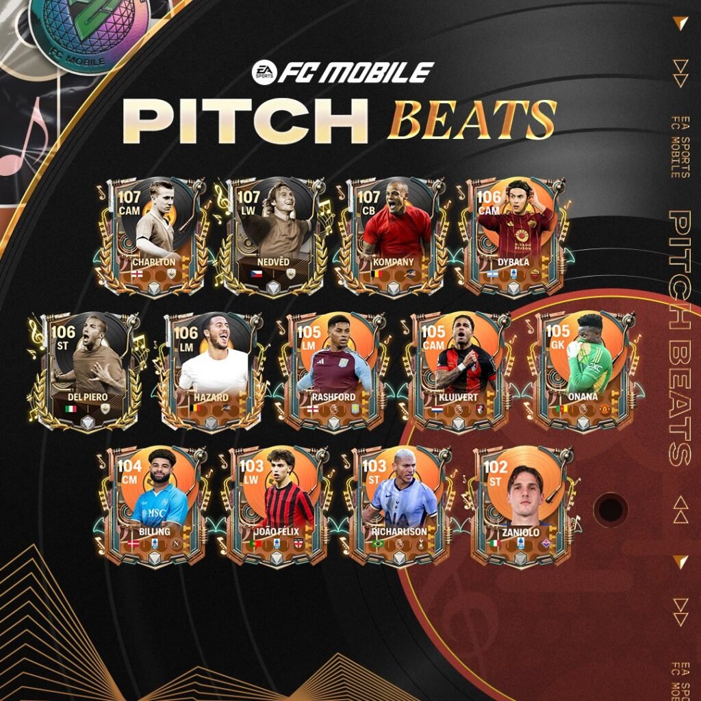 MASSIVE LEAK!! 107 OVR BOBBY CHARLTON DROPPING IN WEEK 3 OF PITCH BEATS 😱 | FC Mobile Pitch beats week 3