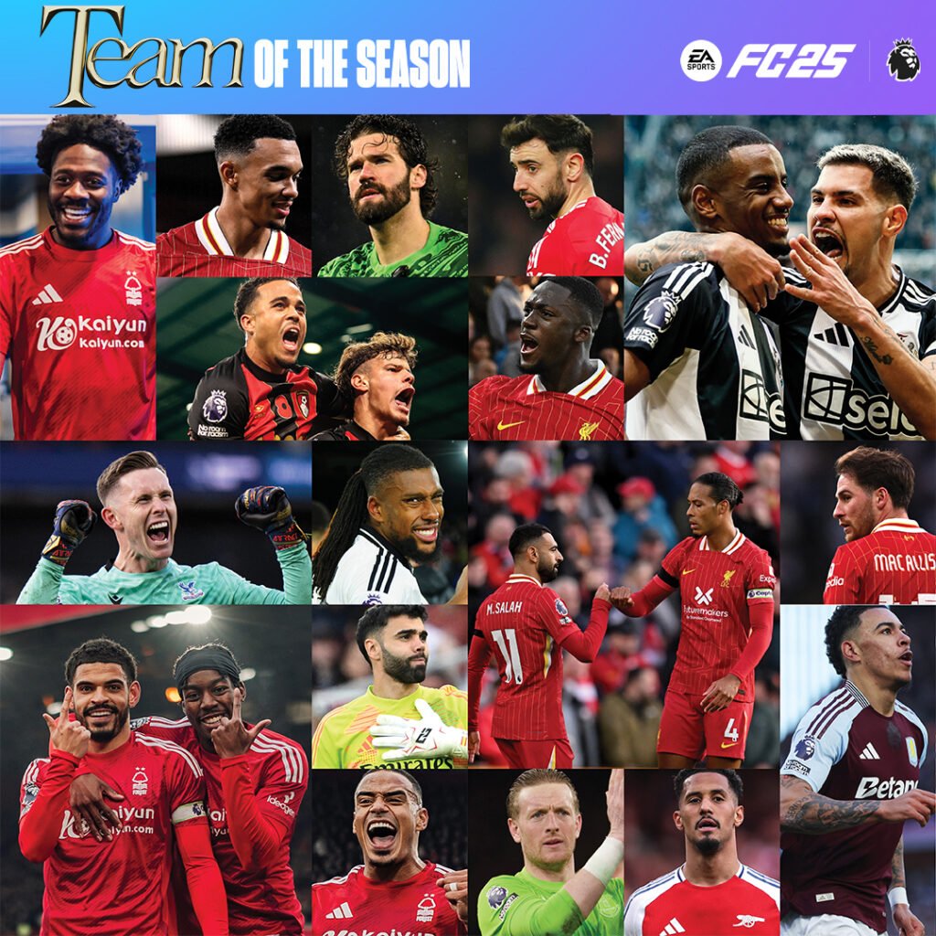 Premier league nominees