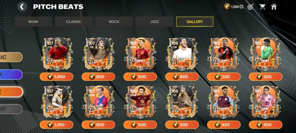 Pitch beats Jazz chapter players