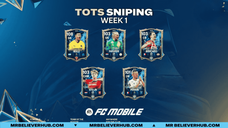 TOTS Week 1 Sniping Investment Banner