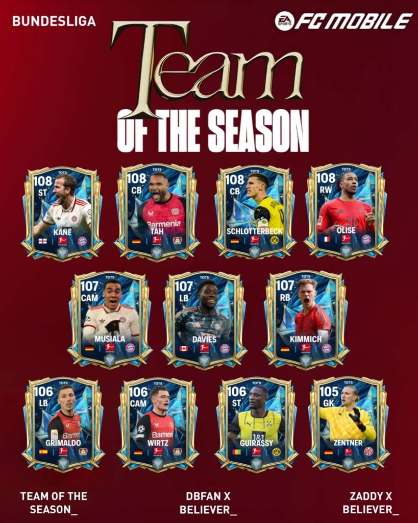 Bundesliga tots
