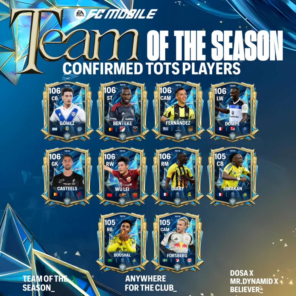 TOTS Rest Of The World Confirmed players!! ✨✨ | FC Mobile Picsart 25 05 31 23 35 57 414 | FC Mobile