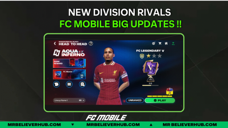 Level Up! Everything You Need to Know About the Division Rivals Changes! ⬆️ | FC Mobile DIVISIOM | FC Mobile