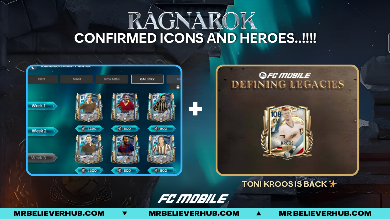 5 Massive Player Reveals in FC Mobile Ragnarok Week 2 & ICON Chronicles | FC Mobile BANNER 6 | FC Mobile
