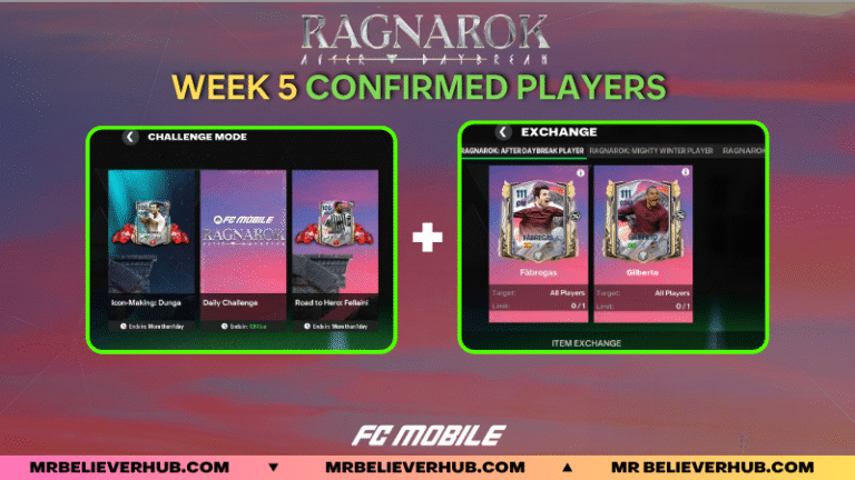 FC Mobile Ragnarok Week 5: New Players, Barzagli Challenge & Gilberto Silva Exchange Revealed! | FC Mobile 1 1 | FC Mobile