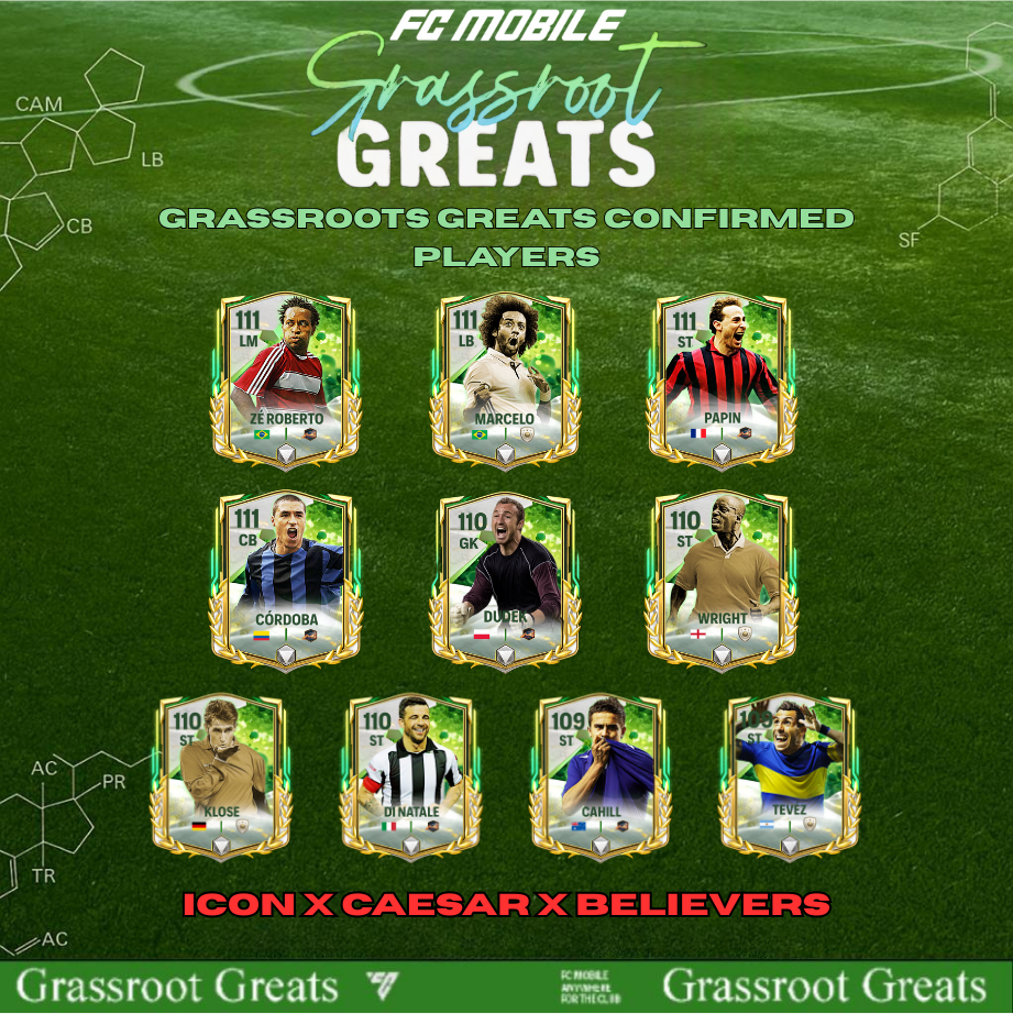 FC Mobile Week 6 Ragnarok & Grassroots Greats ICONs/HEROs Leaks 🔥 | FC Mobile 1 2 | FC Mobile
