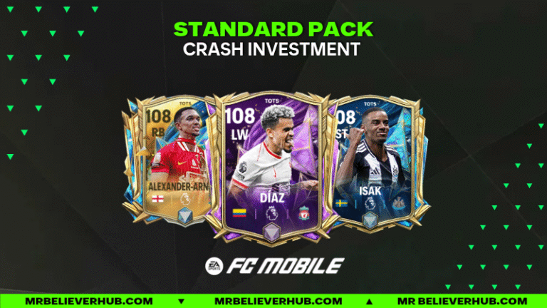 STANDARD PACK CRASH INVESTMENT !!! | FC Mobile Copy of Copy of Investment Template 20250822 072649 0000 | FC Mobile