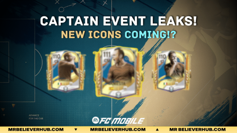 🌟 Latest FC Mobile Leaks – Captain Event + Grassroots Greats Details ✨ | FC Mobile DYNAMID PRACTICE TEMPLATE 31 | FC Mobile