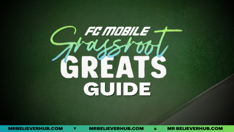 🌱 GRASSROOT GREATS COMPLETE GUIDE | FC Mobile DYNAMID PRACTICE TEMPLATE 28 | FC Mobile