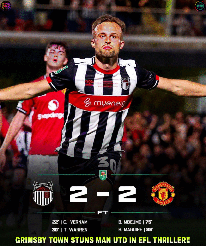 UNITED carabao cup EFL CUP brimsby town KNOCKED OUT