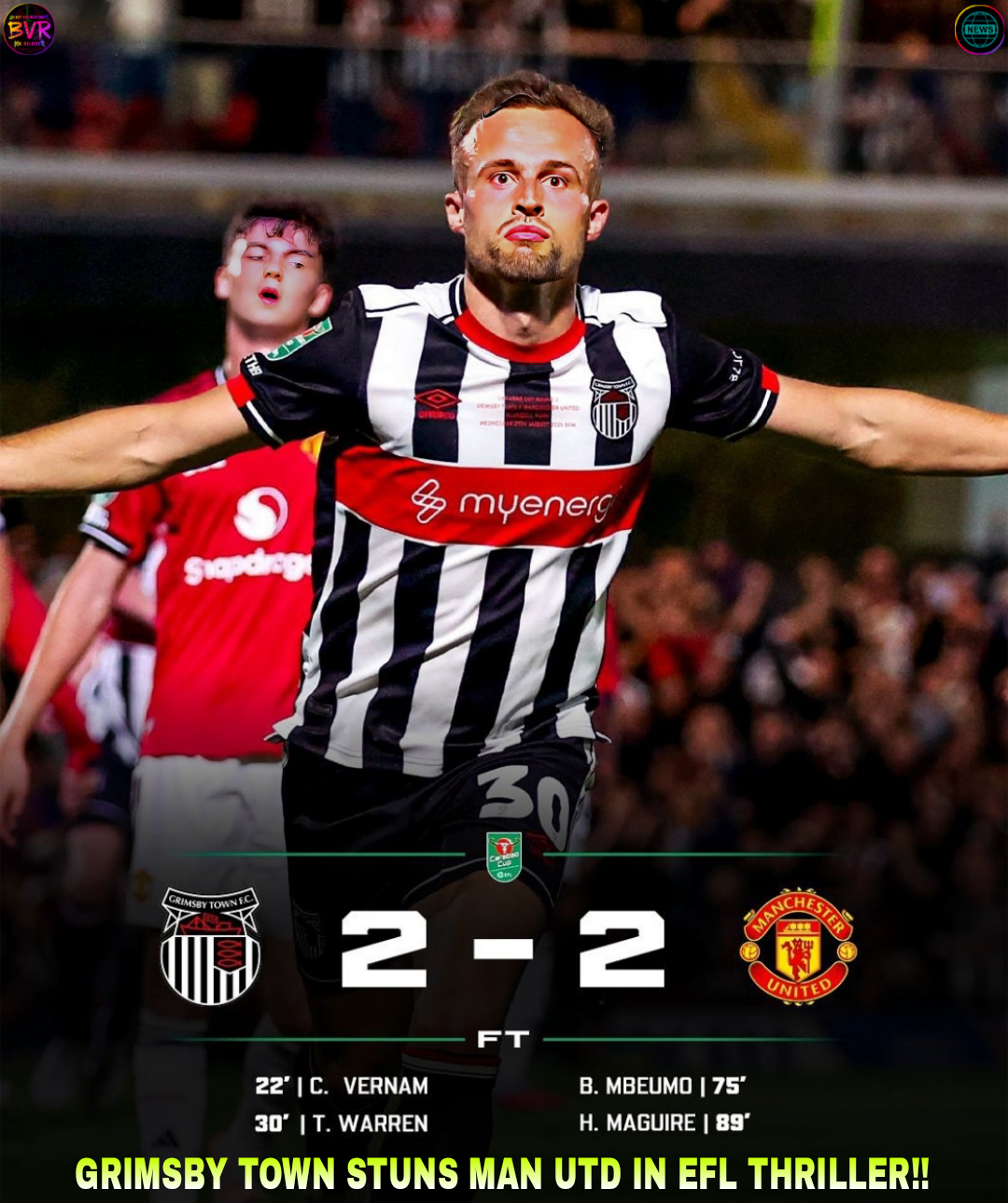 UNITED carabao cup EFL CUP brimsby town KNOCKED OUT