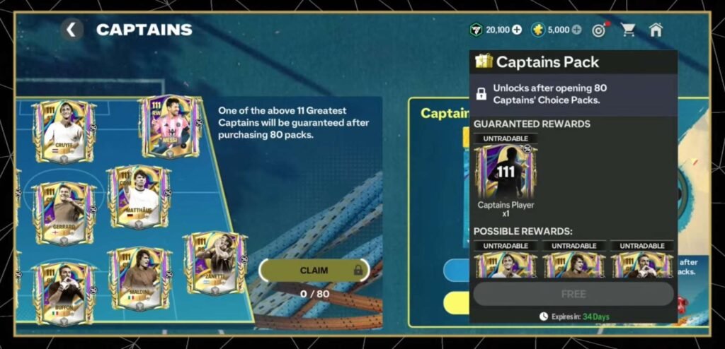 ✨ FC MOBILE CAPTAIN EVENT FULL STREAM SUMMARY & UPDATES | FC Mobile IMG 20250820 142120 | FC Mobile