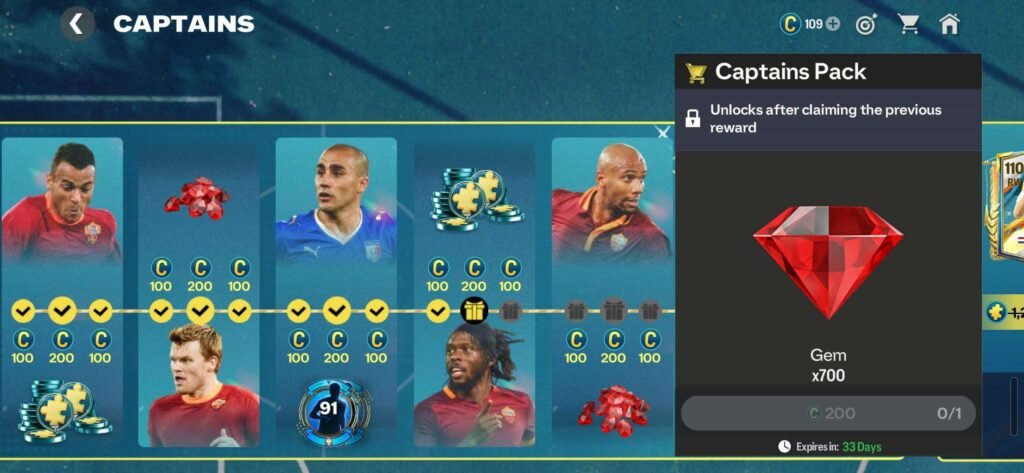 β Captains Event GEMS ROADMAP β MAXIMIZE YOUR EARNINGS! π | FC Mobile Screenshot 20250823 211401 FC Mobile | FC Mobile