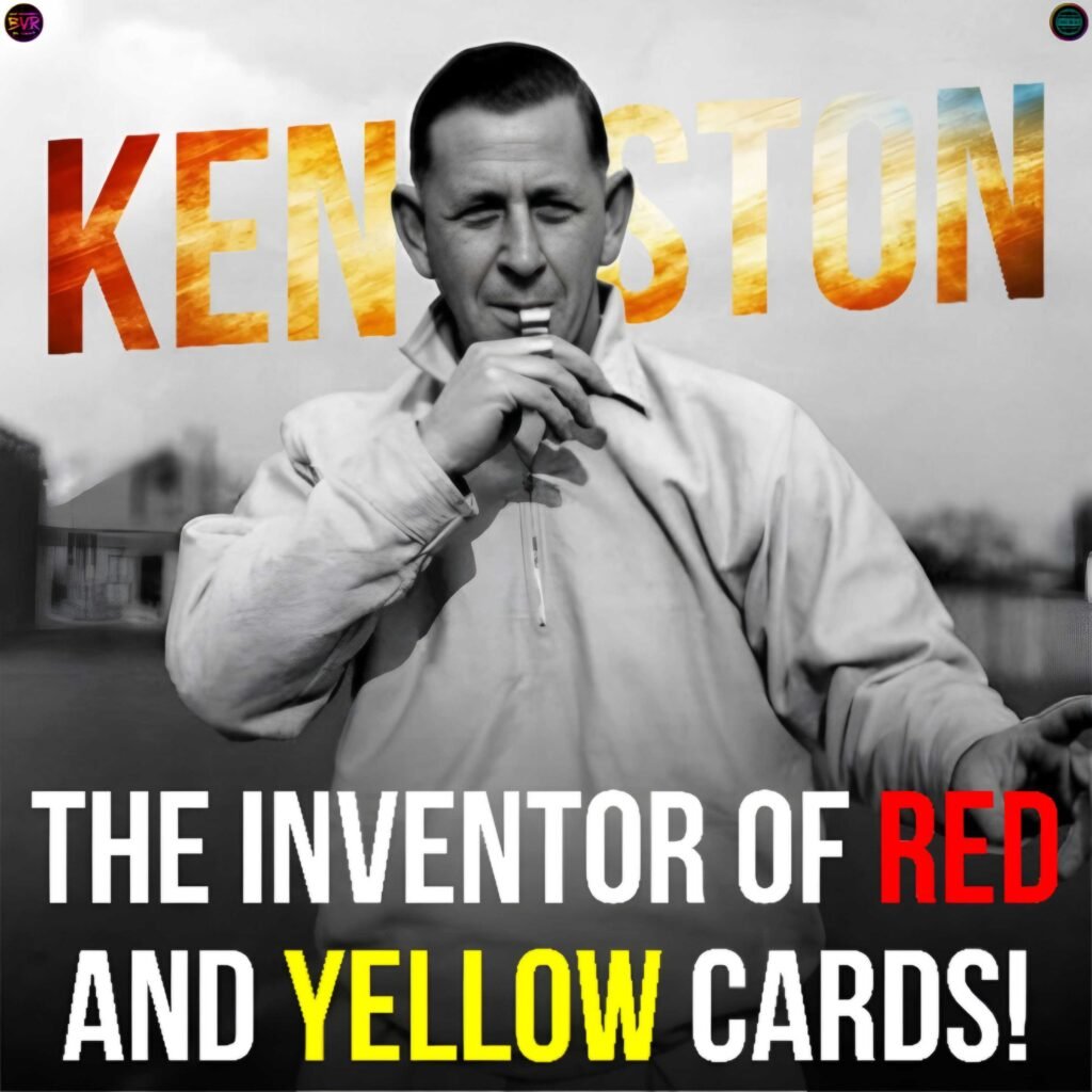 yellow red card cards invention ken aston