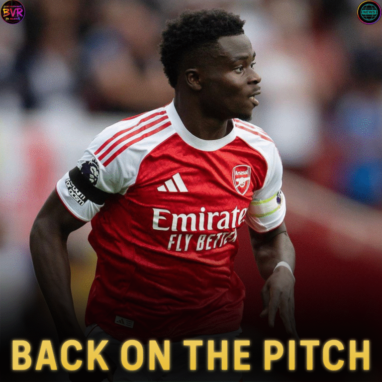 bukayo saka returns from injury arsenal for starboy sigma