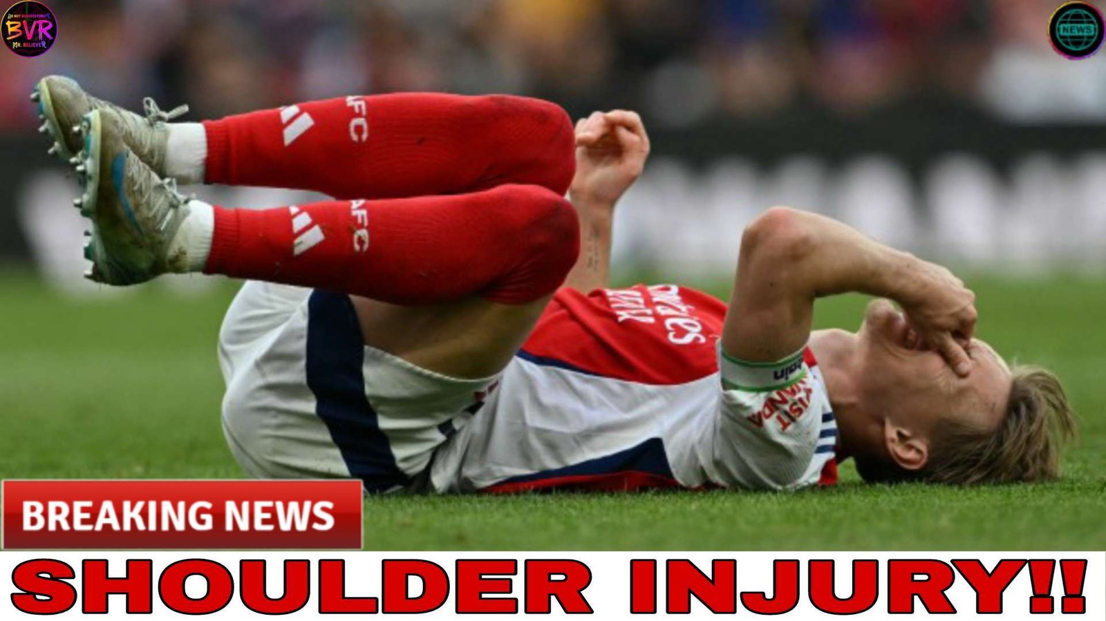 arsenal major injuries odegaard shoulder