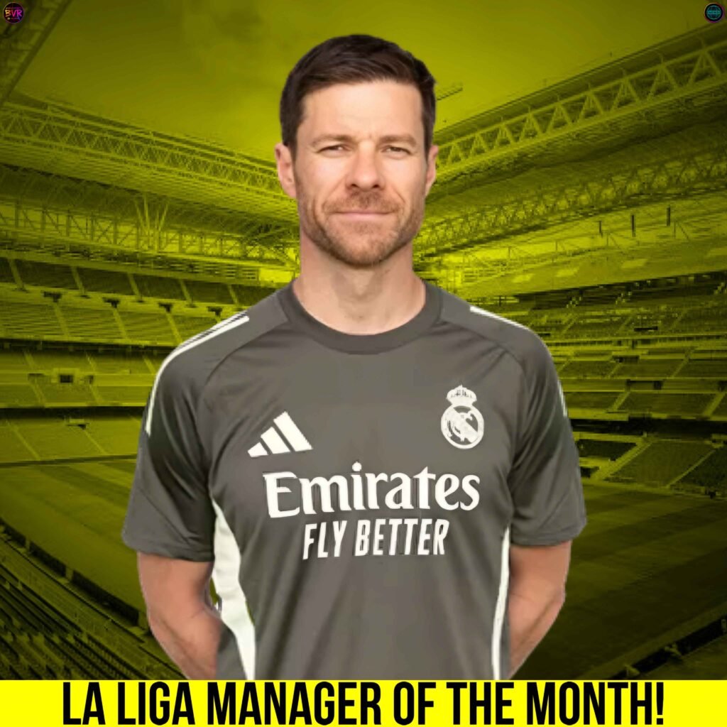 la liga xabi alonso manager of the month august