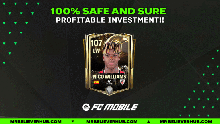 100% safe and sure profitable investment - NICO WILLIAMS | FC Mobile WCM Template4 | FC Mobile