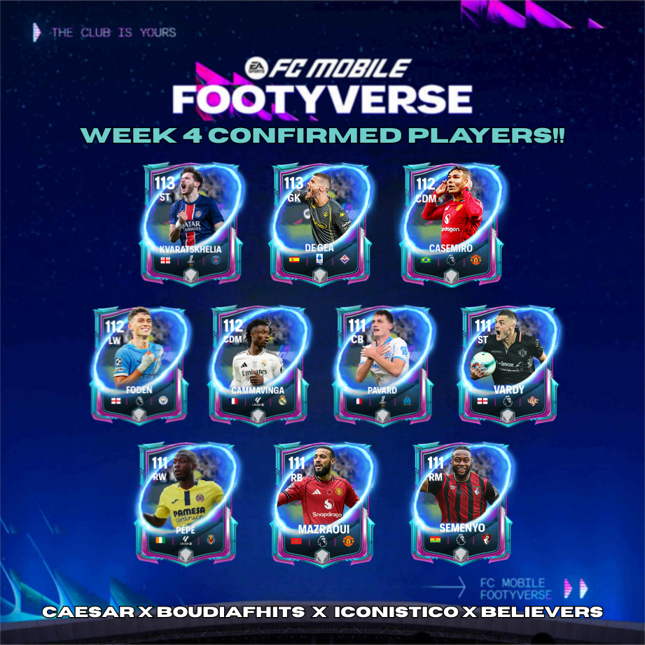 Footyverse Week 4 Icons, TOTW Players & POTM Revealed In FC Mobile 26 | FC Mobile image 128 | FC Mobile
