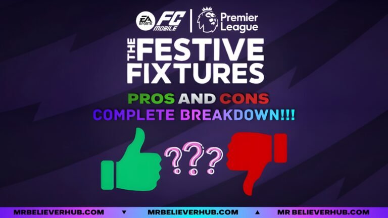 FESTIVE FIXTURES EVENT PROS AND CONS — FC MOBILE 26 | FC Mobile Banner
