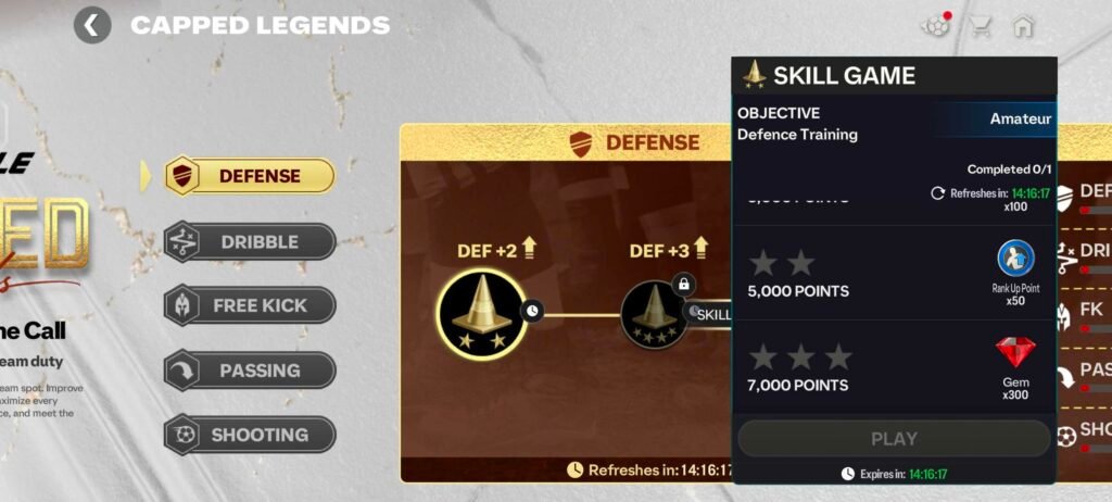 GEMS GUIDE IN CAPPED LEGENDS EVENT โ FC MOBILE 26 | FC Mobile Gems Guide