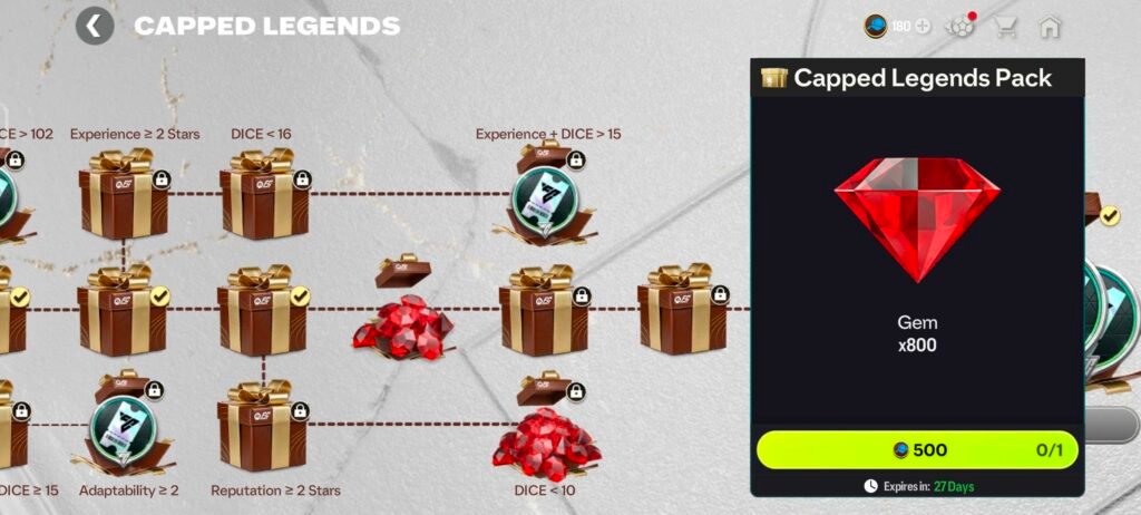 GEMS GUIDE IN CAPPED LEGENDS EVENT โ FC MOBILE 26 | FC Mobile Screenshot 20260227 161445 com.ea .gp .fifamobile | FC Mobile