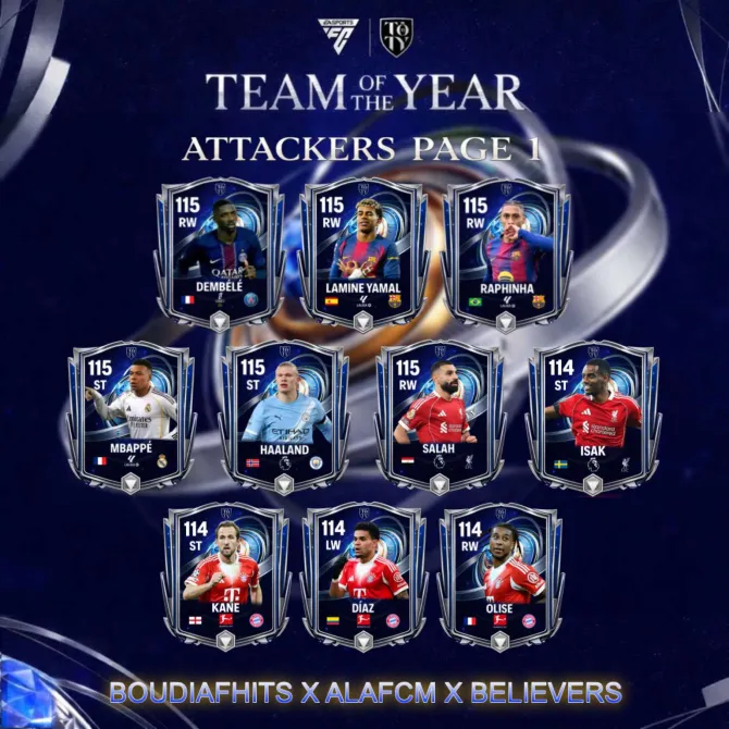 TEAM OF THE YEAR (TOTY) NOMINEES – FC MOBILE 26 | FC Mobile 83A0200A 6FBA 4CE9 994A D3D9C07A5302 | FC Mobile