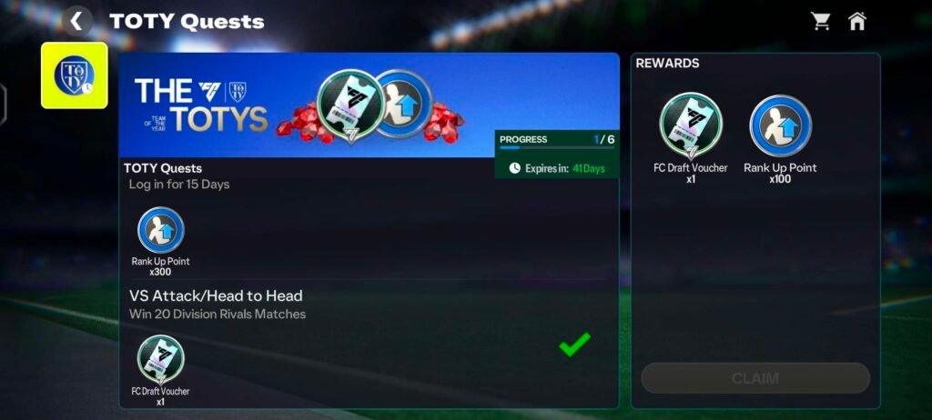 BEST WAY TO GET DRAFT VOUCHERS IN TEAM OF THE YEAR EVENT β FC MOBILE | FC Mobile Screenshot 20260116 194540 com.ea .gp .fifamobile | FC Mobile