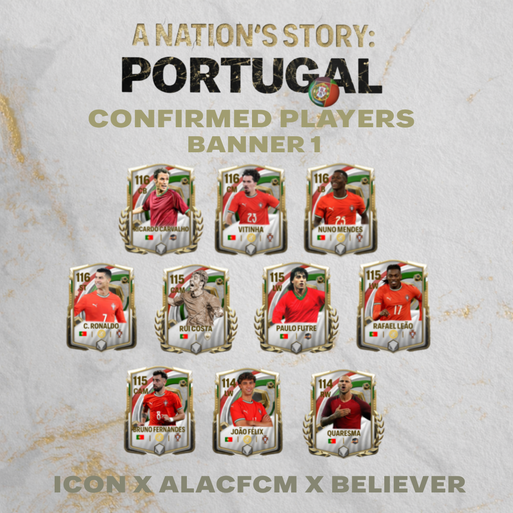 Nation Story: Portugal & TOTY Week 2 Confirmed Players – FC Mobile 26 | FC Mobile Nation story portugal