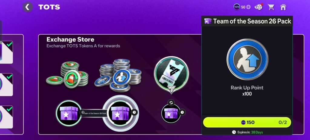 FC Mobile Rank Up Points Guide 2026