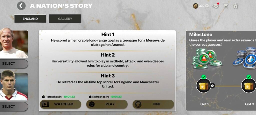NATION STORY ENGLAND - EVENT GUIDE WITH TRIVIA ANSWERS - FC MOBILE 26 | FC Mobile Screenshot 20260408 112827 com.ea .gp .fifamobile | FC Mobile