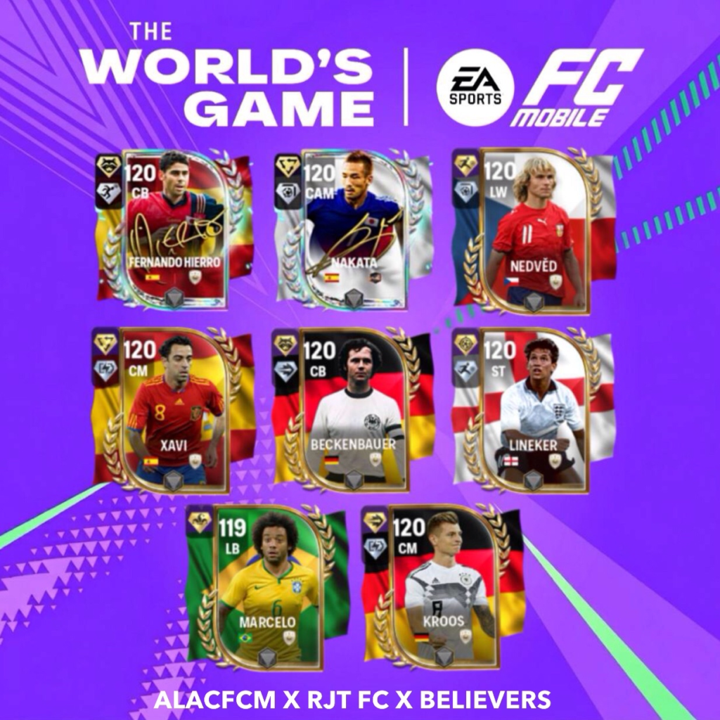 FC Mobile The World's Game Week 4 CONFIRMED icons and heroes 