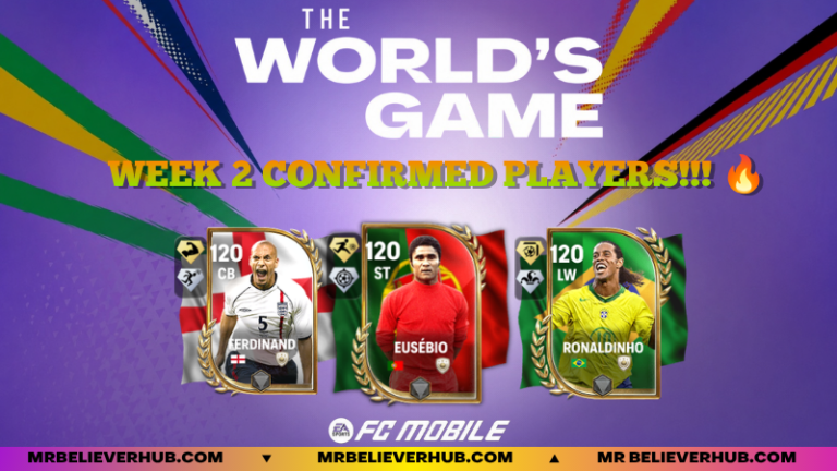 FC Mobile The World's Game Week 2 Players Revealed – Icons & Live Cards!!!🔥- Fc Mobile 26 | FC Mobile AK GAMER WEB TEMPLATE 5 | FC Mobile