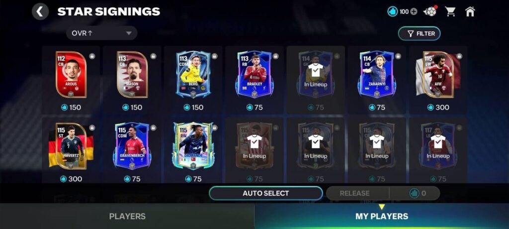 FC Mobile Star Shards Guide