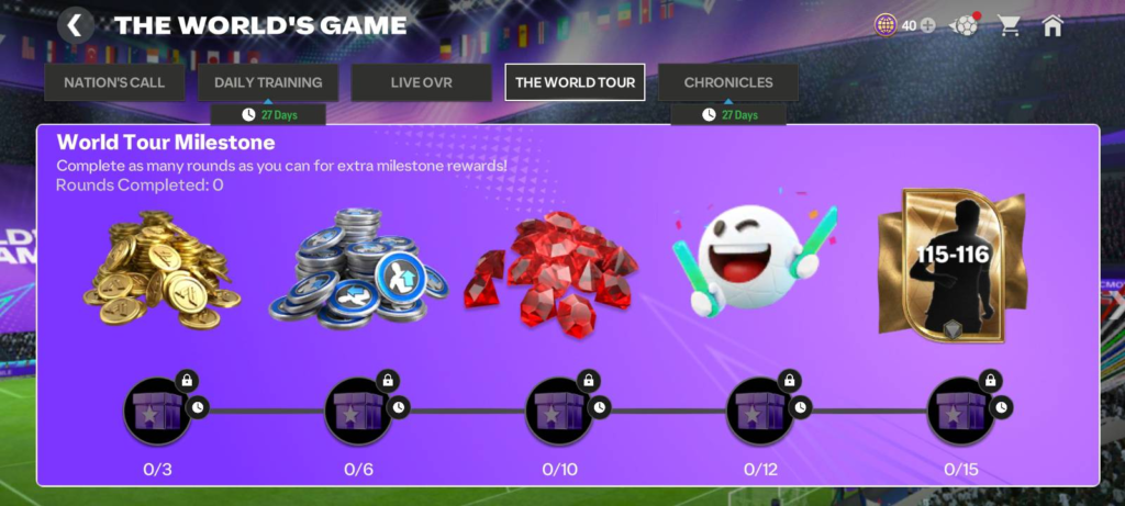 LATEST GEMS GUIDE IN The World Game EVENT - FC MOBILE 26 | FC Mobile image 16 | FC Mobile