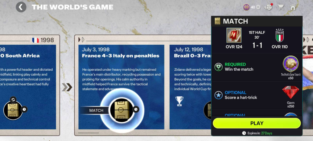 LATEST GEMS GUIDE IN The World Game EVENT - FC MOBILE 26 | FC Mobile image 25 | FC Mobile