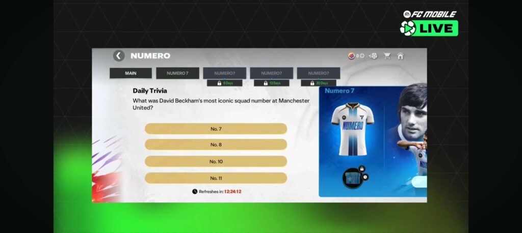 numero event
