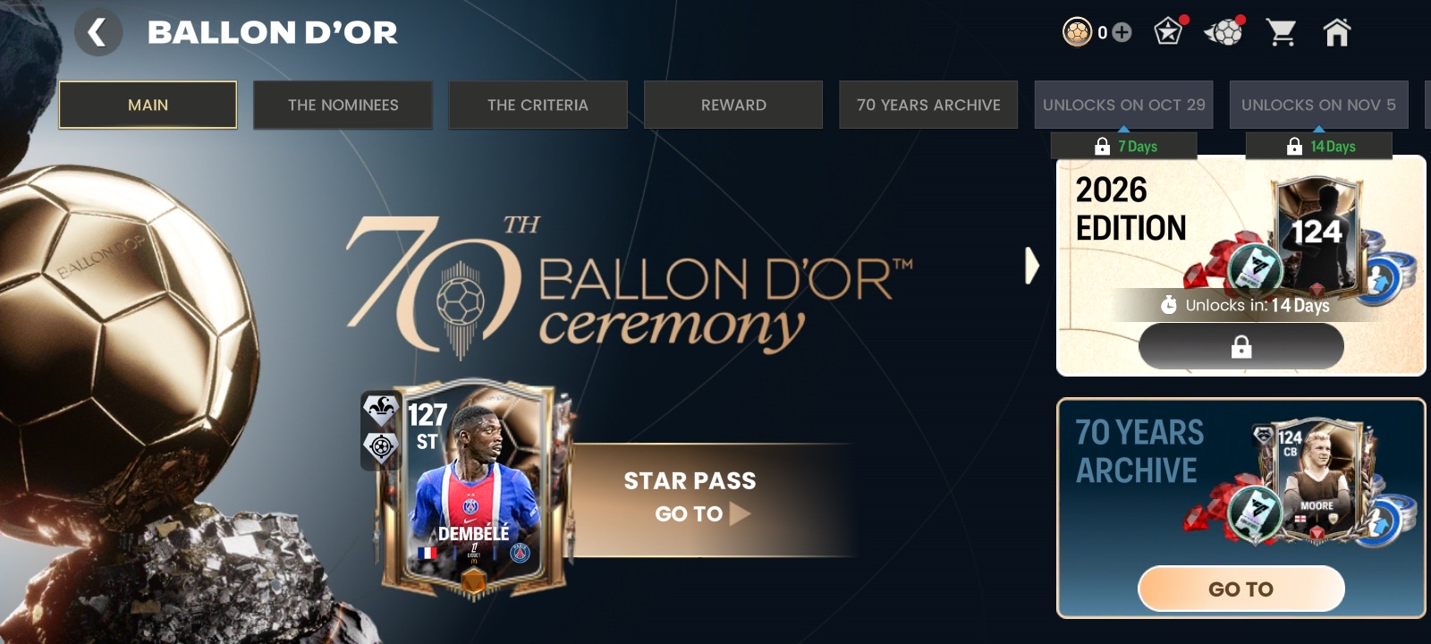 Ballon d Or Main Chapter Overview & Quests