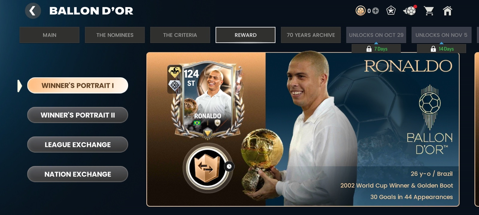 Winners Portrait I Exchange Menu