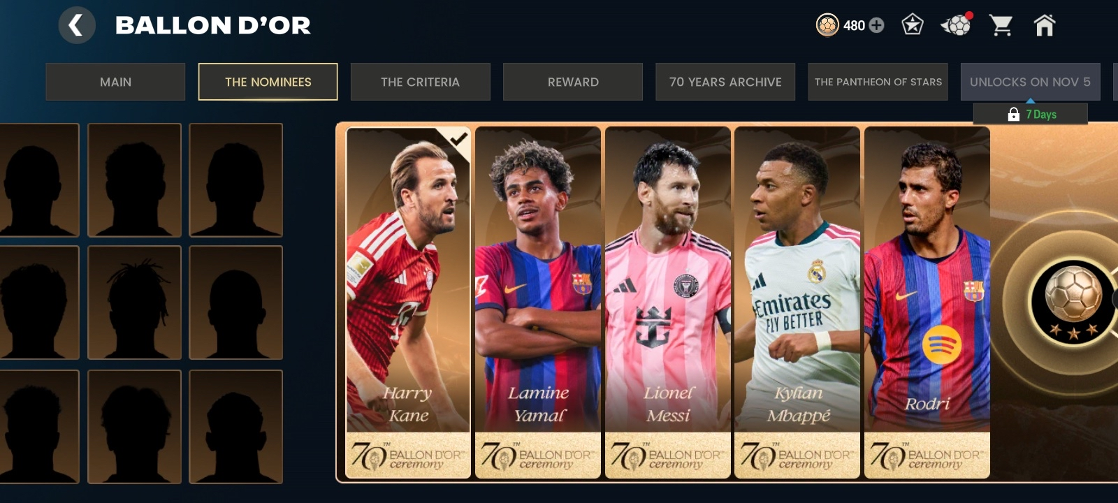 Nominees Week 2 Spotlight Matches and Rewards