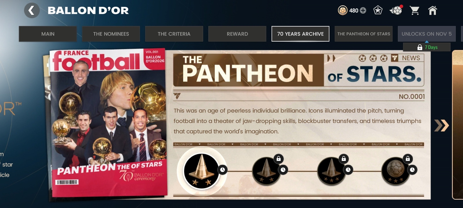 70 Years Archive The Pantheon of Stars Magazine