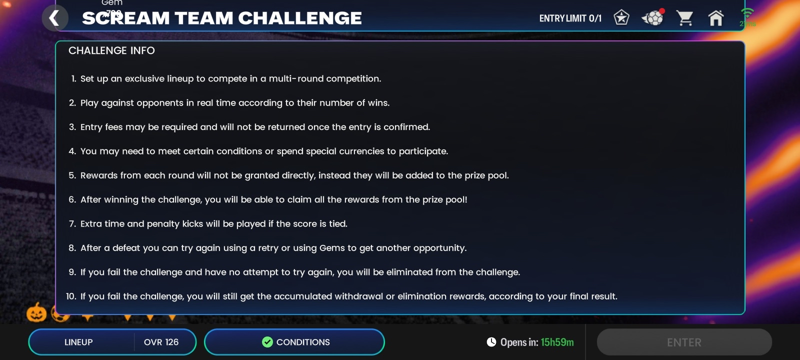 Scream Team Challenge Official Rules